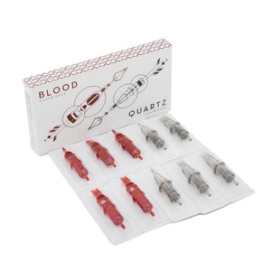 Peak Needles Blood and Quartz Sample Pack — Box of 10 Cartridge Tattoo Needles