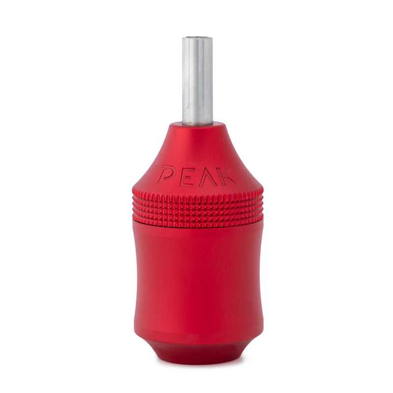 Peak Trona Aluminum 34mm Adjustable Cartridge Grip — Red