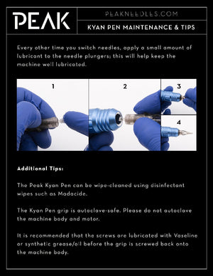 Peak Kyan Pen Rotary Tattoo Machine — Pick Color