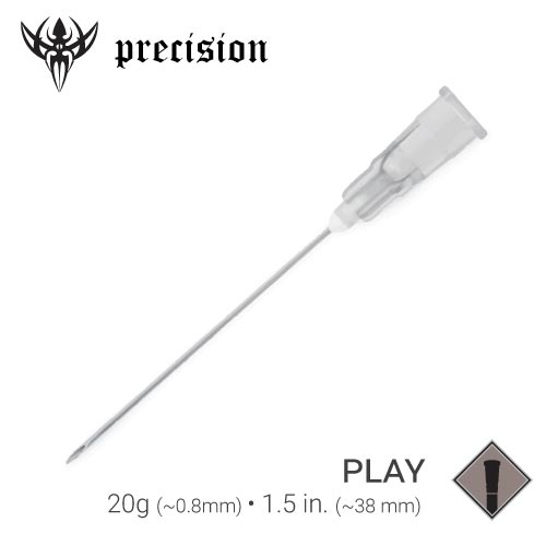 27g–20g Sterilized Play Piercing Precision Needles — Box of 25 Needles