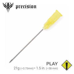 27g–20g Sterilized Play Piercing Precision Needles — Box of 25 Needles