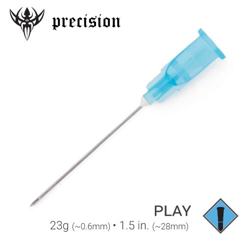 27g–20g Sterilized Play Piercing Precision Needles — Box of 25 Needles