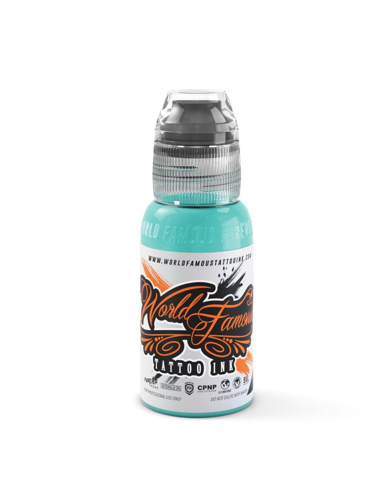 World Famous Tattoo Ink – All Turqoise Inks – 1/2oz Bottle
