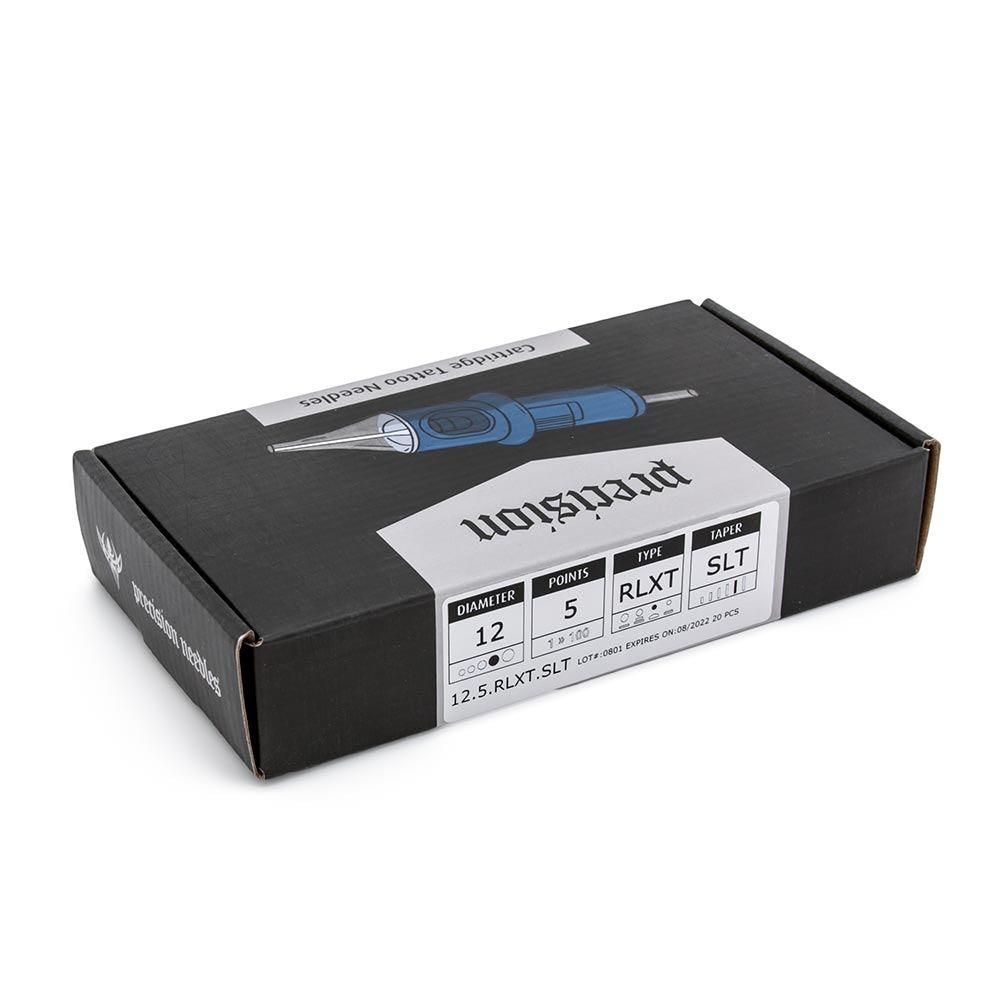 Precision Cartridge Tattoo Needles — Box of 20