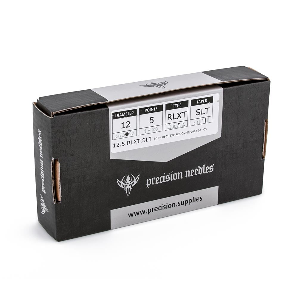 Precision Cartridge Tattoo Needles — Box of 20 - Long Taper