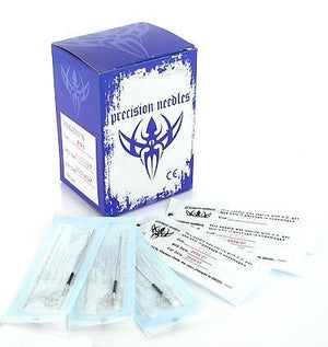 Cosmetic Tattoo Needles — Prompt Round Style 3 Tight — Box of 100