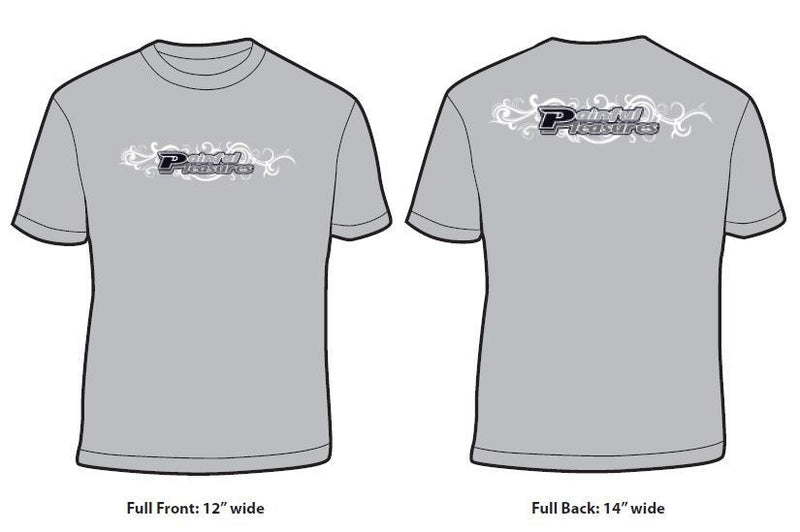 GREY Women's SHORT SLEEVE Shirt PAINFUL PLEASURES Tee Shirt Painful Pleasures