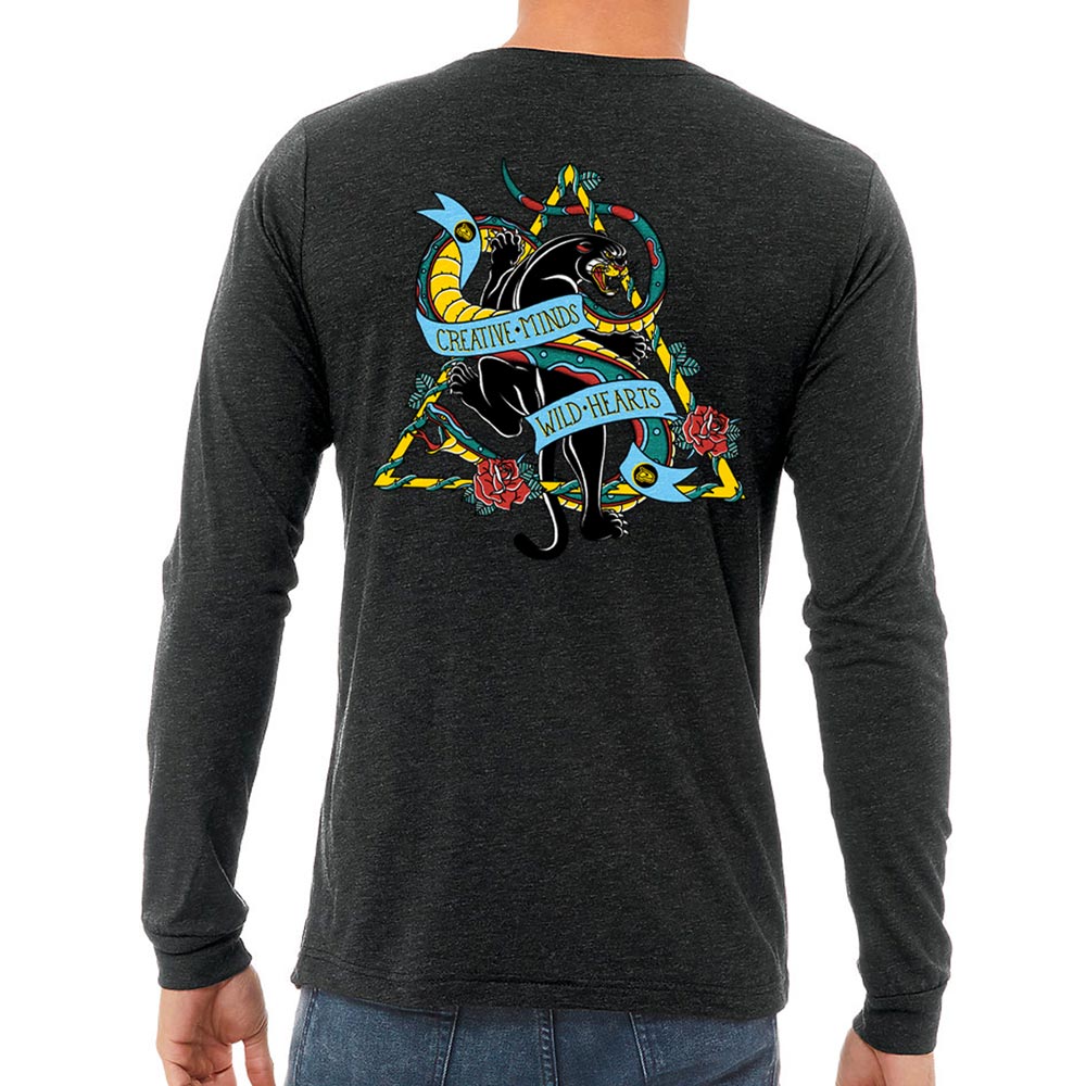 PainfulPleasures Creative Minds, Wild Hearts Unisex Triblend Tee — Pick Color