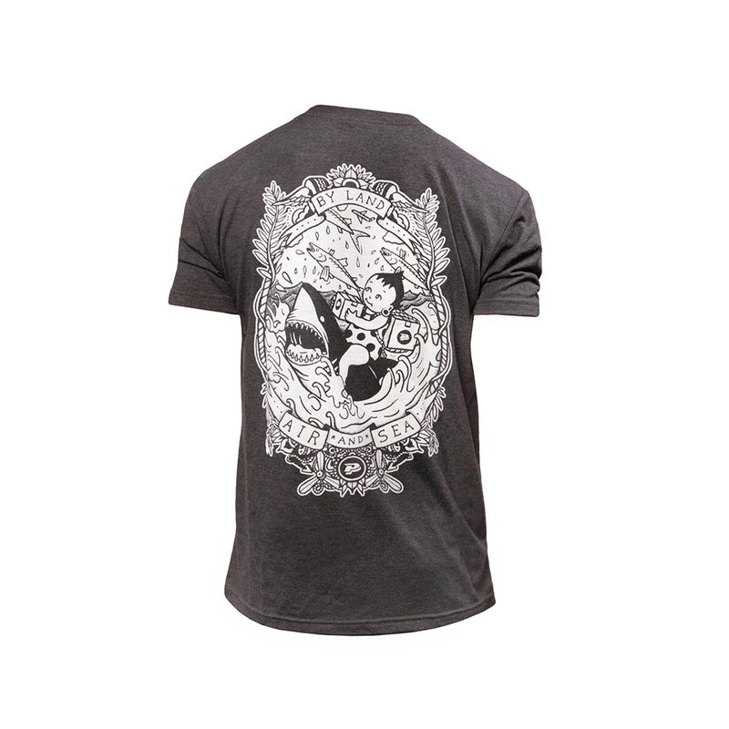 PainfulPleasures Delivery Kewpie Black Unisex Triblend Tee