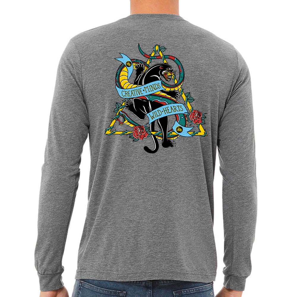 PainfulPleasures Creative Minds, Wild Hearts Unisex Triblend Tee — Pick Color