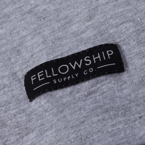 Fellowship Supply Co. Ship Men's Gray Tee