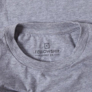 Fellowship Supply Co. Ship Men's Gray Tee