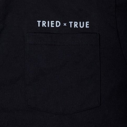 Fellowship Supply Co. Tried and True Men's Black Pocket Tee