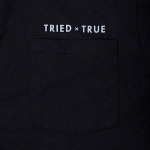Fellowship Supply Co. Tried and True Men's Black Pocket Tee