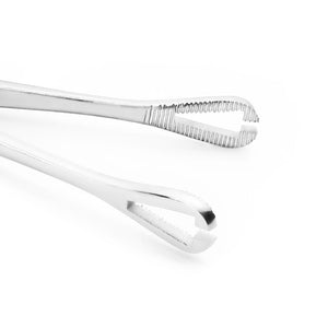 Mini Pennington 6” Slotted Steel Forceps