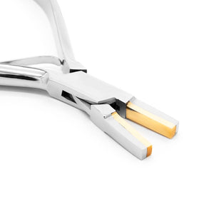 5-1/2" Flat Nose Pliers with Brass Jaws