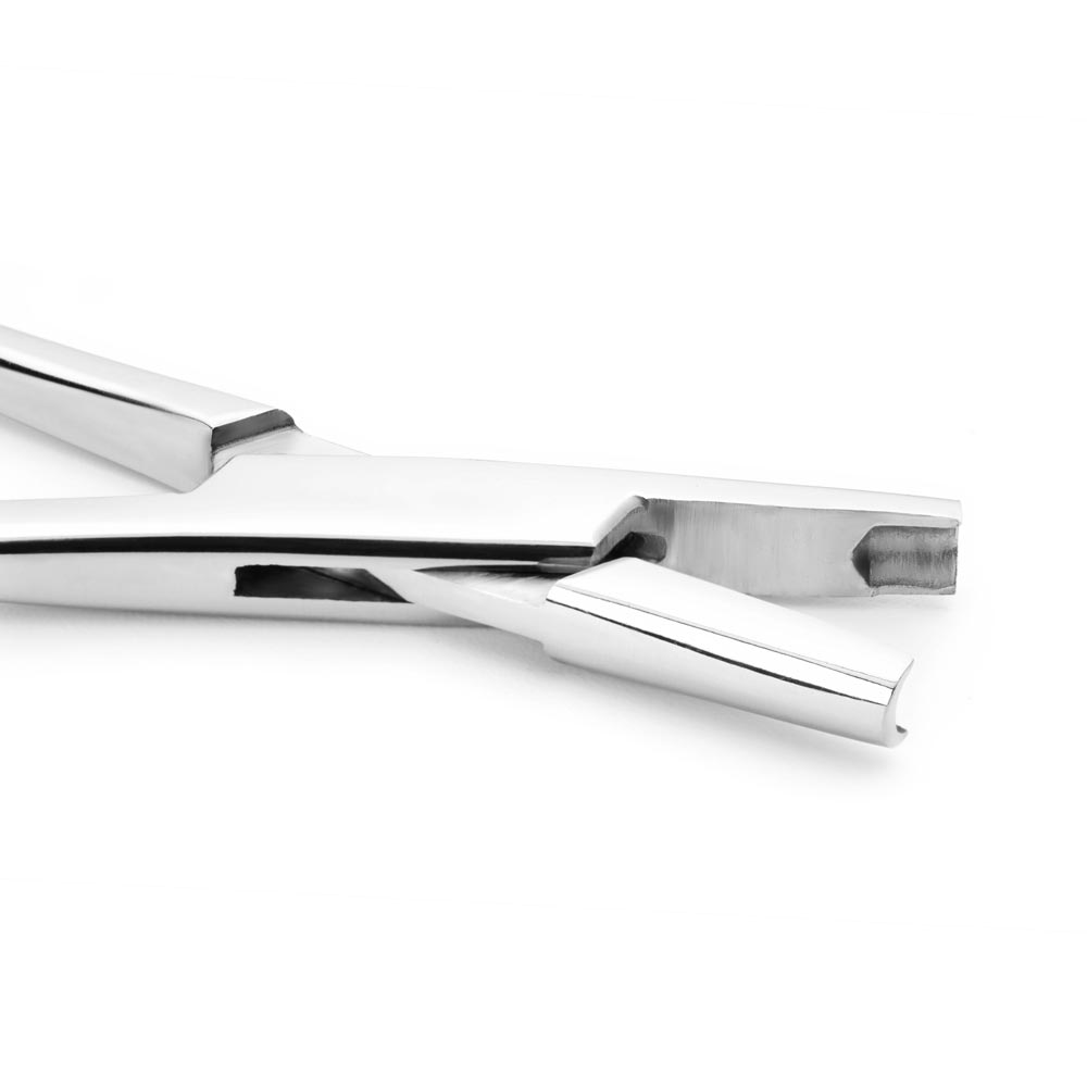 Body Jewelry Forceps 5" long with 4mm Jaws - Great for MicroDermal Inserts