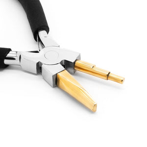 5-3/4" Bail Shaping Pliers with Brass Tips