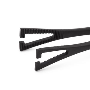 Slotted Pennington 6" Forceps — Black Oxide Coated