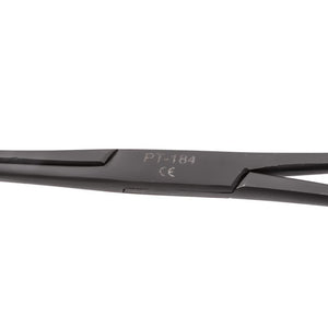Slotted Pennington 6" Forceps — Black Oxide Coated
