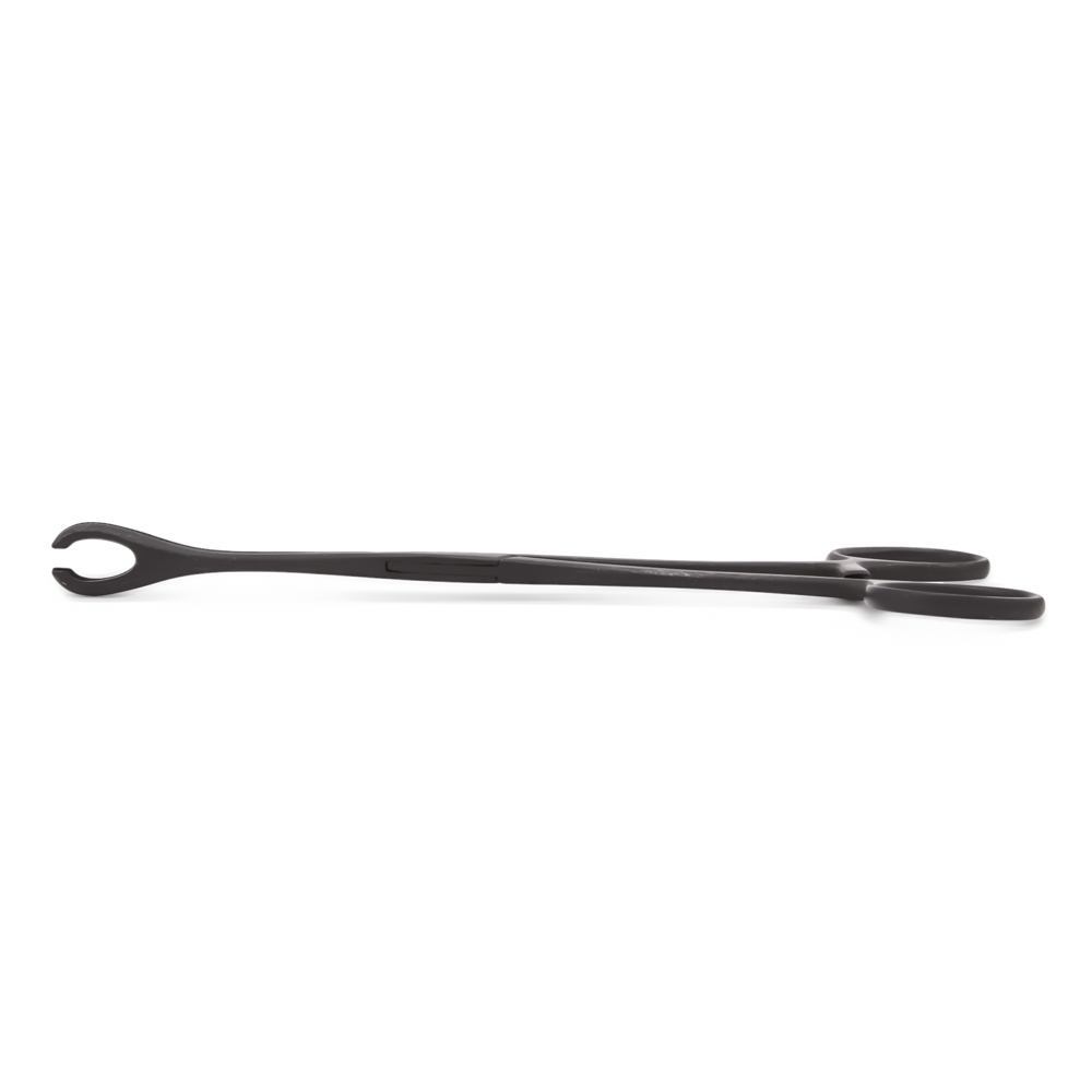 Slotted Forester (Sponge) 7" Forceps — Black Oxide Coated
