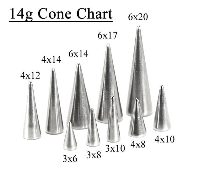 14g 5/8” Double Spike Straight Barbell — Price Per 1