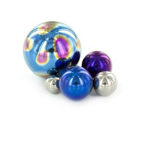 Tilum Snap Fit Replacement Titanium Captive Ring Ball - Price Per 1