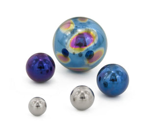 Tilum Snap Fit Replacement Titanium Captive Ring Ball - Price Per 1