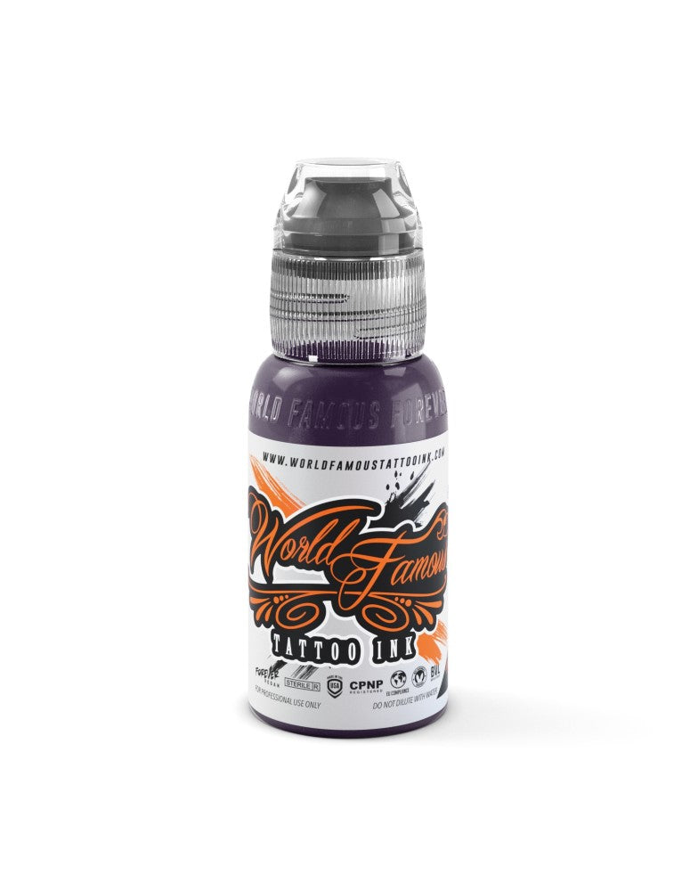 World Famous Tattoo Ink – All Purple Inks – 1/2oz Bottle