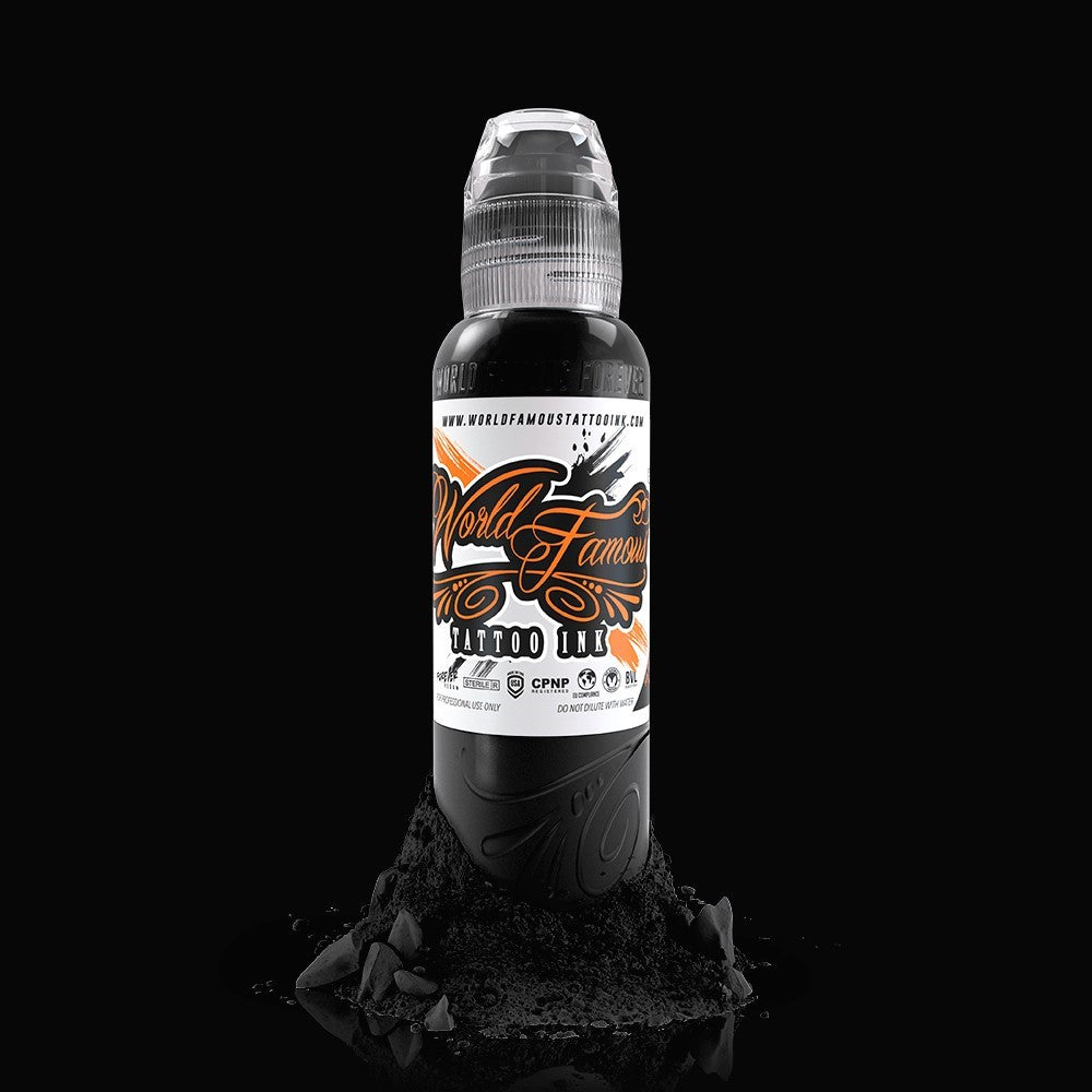 World Famous Tattoo Ink — All Black Inks — 4oz