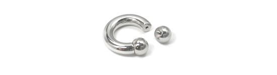 2g Internal Steel Circular Barbell — Price Per 1