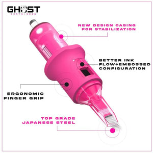 Ghost Tattoo Needle Cartridges — Box of 20