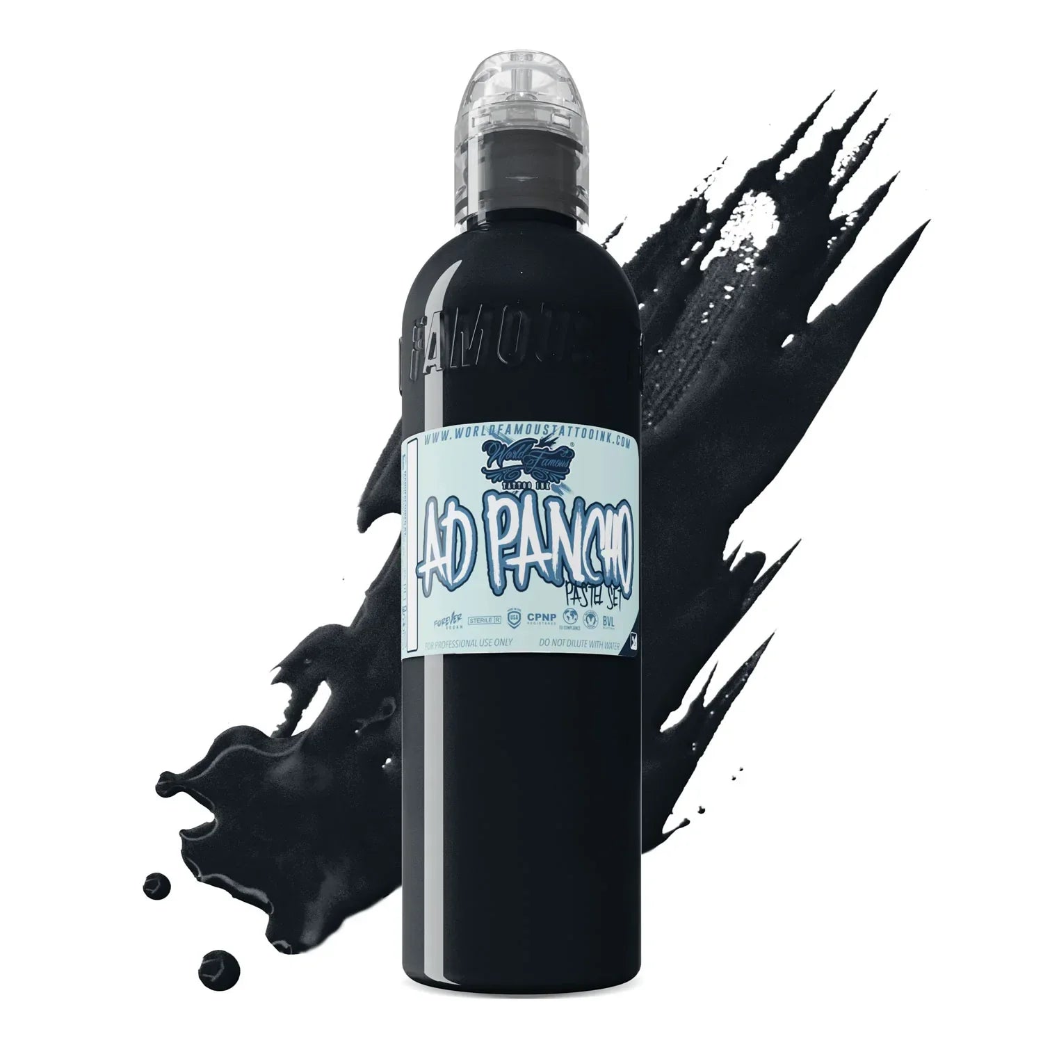 World Famous Tattoo Ink — All Grey Inks — 4oz