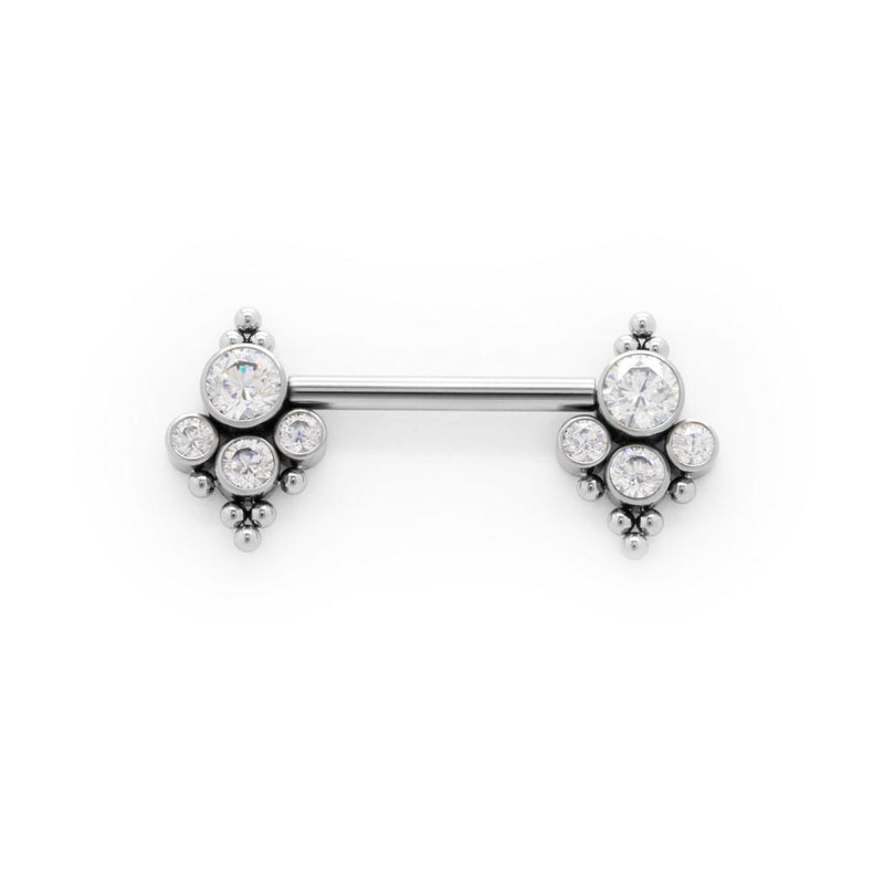 Heirloom Titanium Nipple Barbell - Threadless