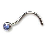 .18g GEM BEZEL SET NOSTRIL SCREWS - Bigger Gems