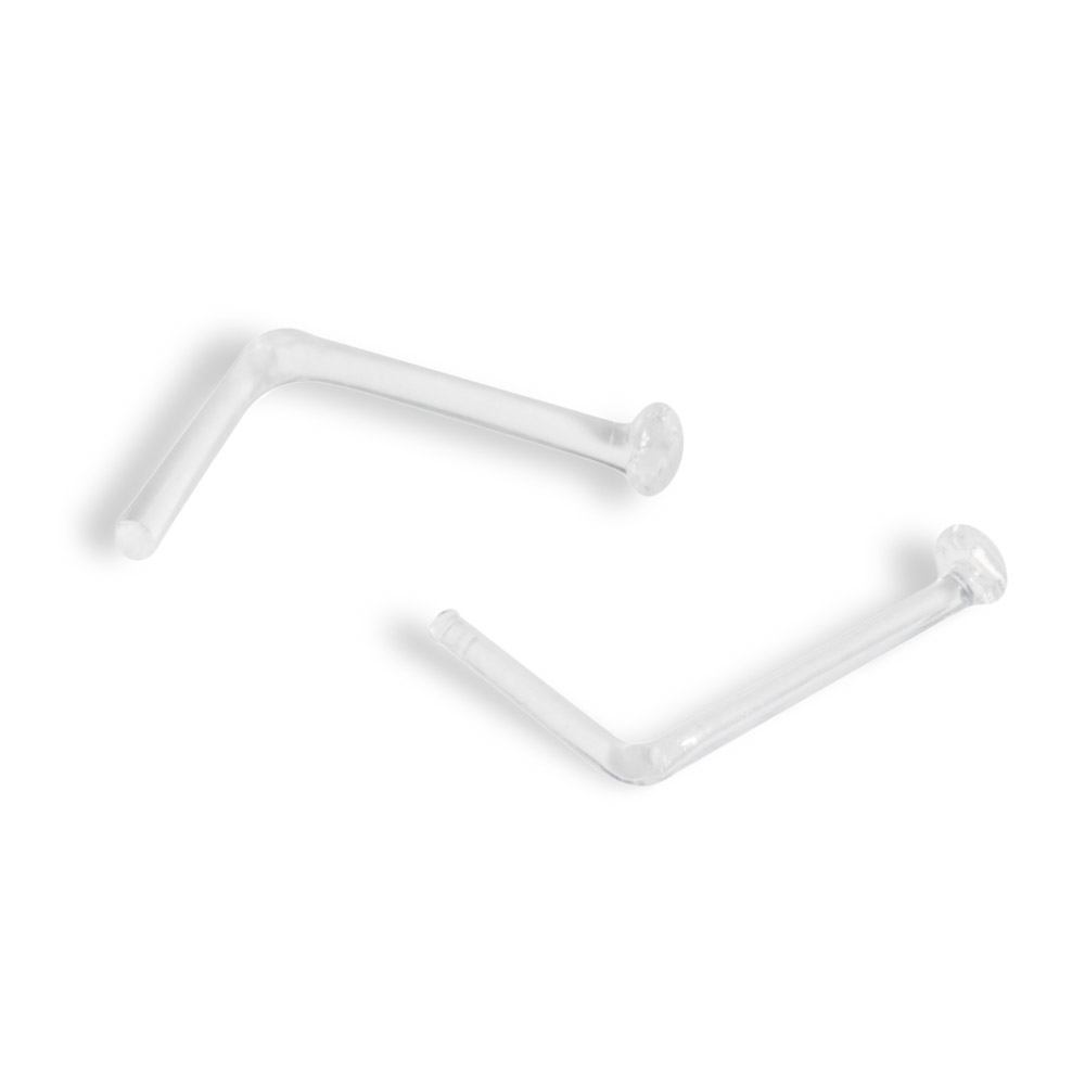 20g or 18g Monofilament L-Bend Nostril Retainer