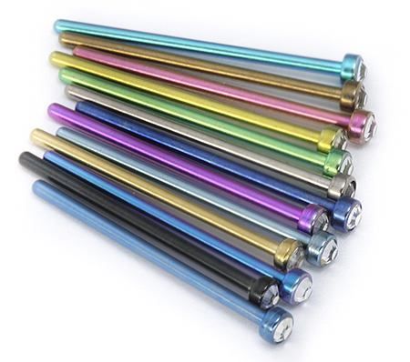 Tilum 18g Fishtail PVD Black Titanium w/ 2mm Flat Bezel-Set Jewel Top - Price Per 1