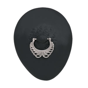 14g Soaring Wings Steel Nipple Clicker — Price Per 1