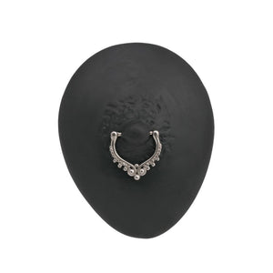 14g Antique Beaded Steel Nipple Clicker — Price Per 1