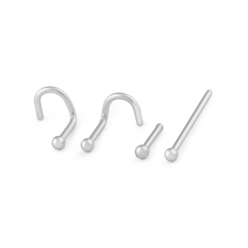 18g Steel Ball Nostril Jewelry — Price Per 1