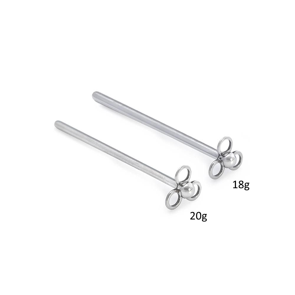 Trinity Loop Titanium Nostril Fishtail