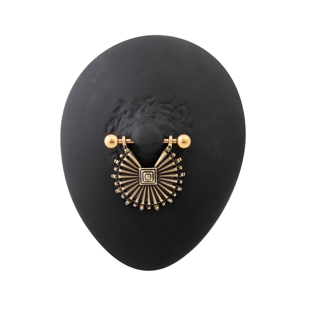 14g Aztec Sun Rays Nipple Shield Jewelry — Price Per 1
