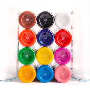 12 Color Spectrum Set — Solid Ink — 1oz Bottles