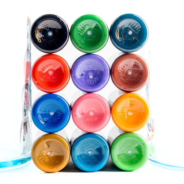 Horitomo 12 Color Set — Solid Ink — 4oz Bottles