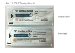Precision Straight Piercing Needle — Price Per 1