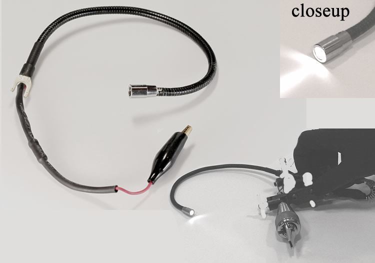 LED Serpent Light for Tattoo Machines - Light to Help While Tattooing