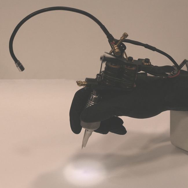 LED Serpent Light for Tattoo Machines - Light to Help While Tattooing