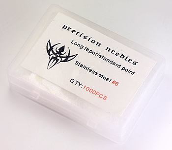 #12 Standard 1000 Loose Tattoo Needles - Long Taper
