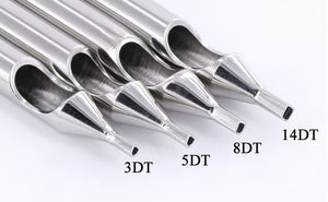 4" Precision Diamond Tattoo Tip - Tip Tube Set Up