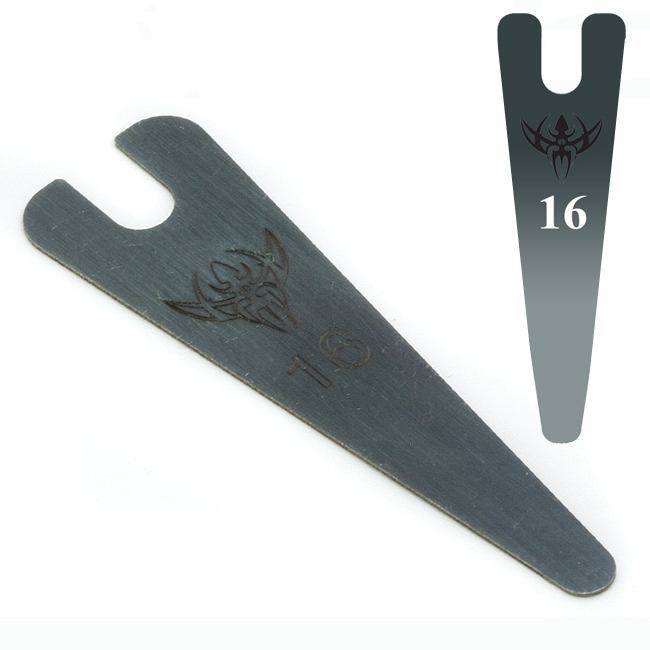 .016" Thick Blue Carbon Steel Front Spring